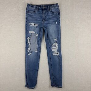 American Eagle Jeans‎ Womens 6 Short Super Hi Rise Jegging Next Level Stretch